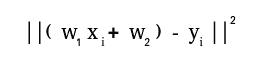 Numpy linear regression